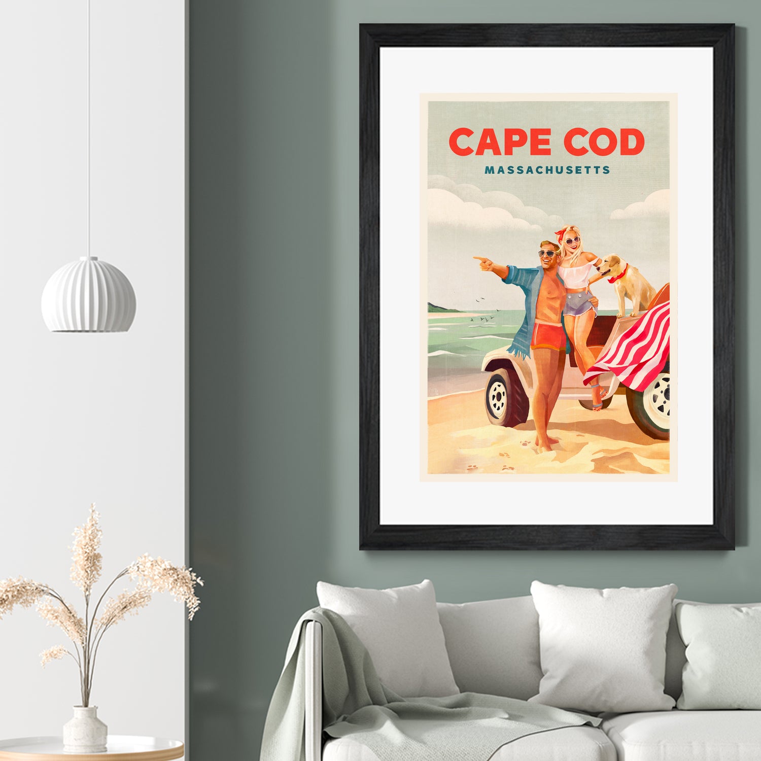 Cape Cod Massachusetts Summer Beach Art by The Whiskey Ginger on GIANT ART - figurative blonde