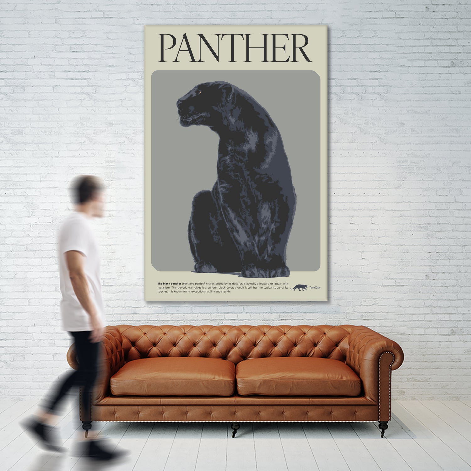 PANTHER by Cranio Dsgn / on GIANT ART - animals pets