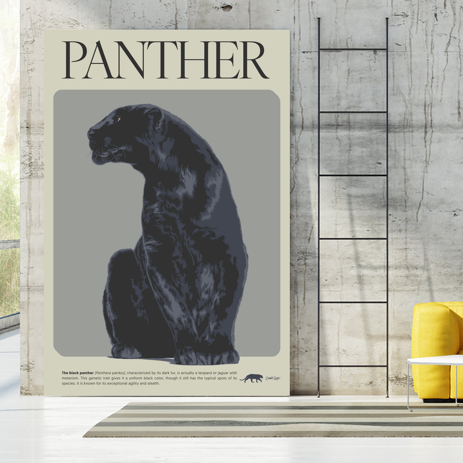 PANTHER by Cranio Dsgn / on GIANT ART - animals pets