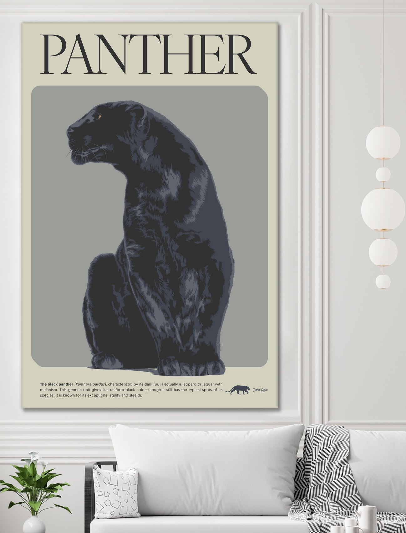 PANTHER by Cranio Dsgn / on GIANT ART - animals pets