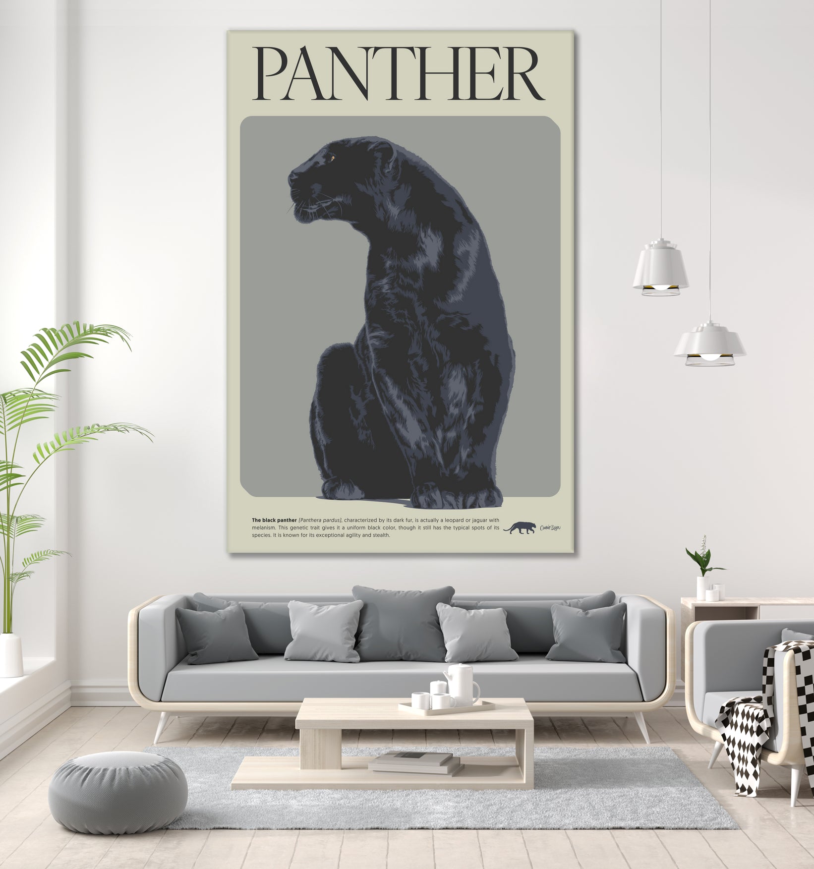 PANTHER by Cranio Dsgn / on GIANT ART - animals pets