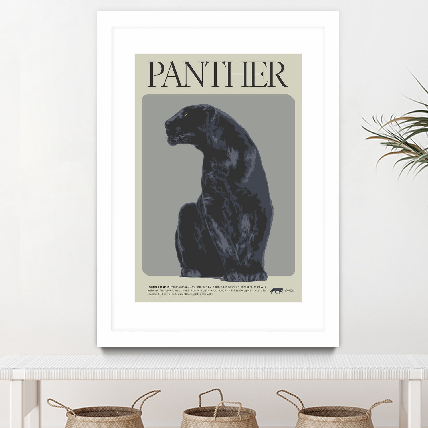 PANTHER by Cranio Dsgn / on GIANT ART - animals pets