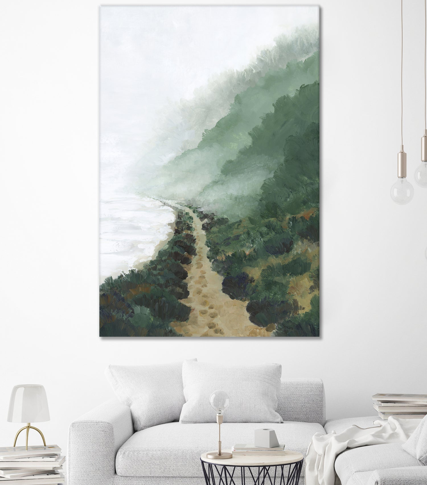 Edge in the fog by Rosana Laiz Blursbyai on GIANT ART - landscape landscape