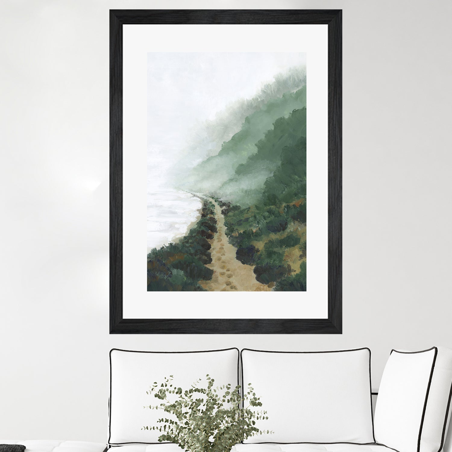 Edge in the fog by Rosana Laiz Blursbyai on GIANT ART - landscape landscape