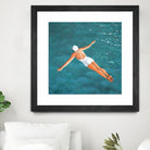 High Diver Above Water by Sarah Morrissette on GIANT ART - landscape woman