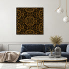 Golden Maze Pattern by Marika Barsrsind on GIANT ART - 8000 illustration