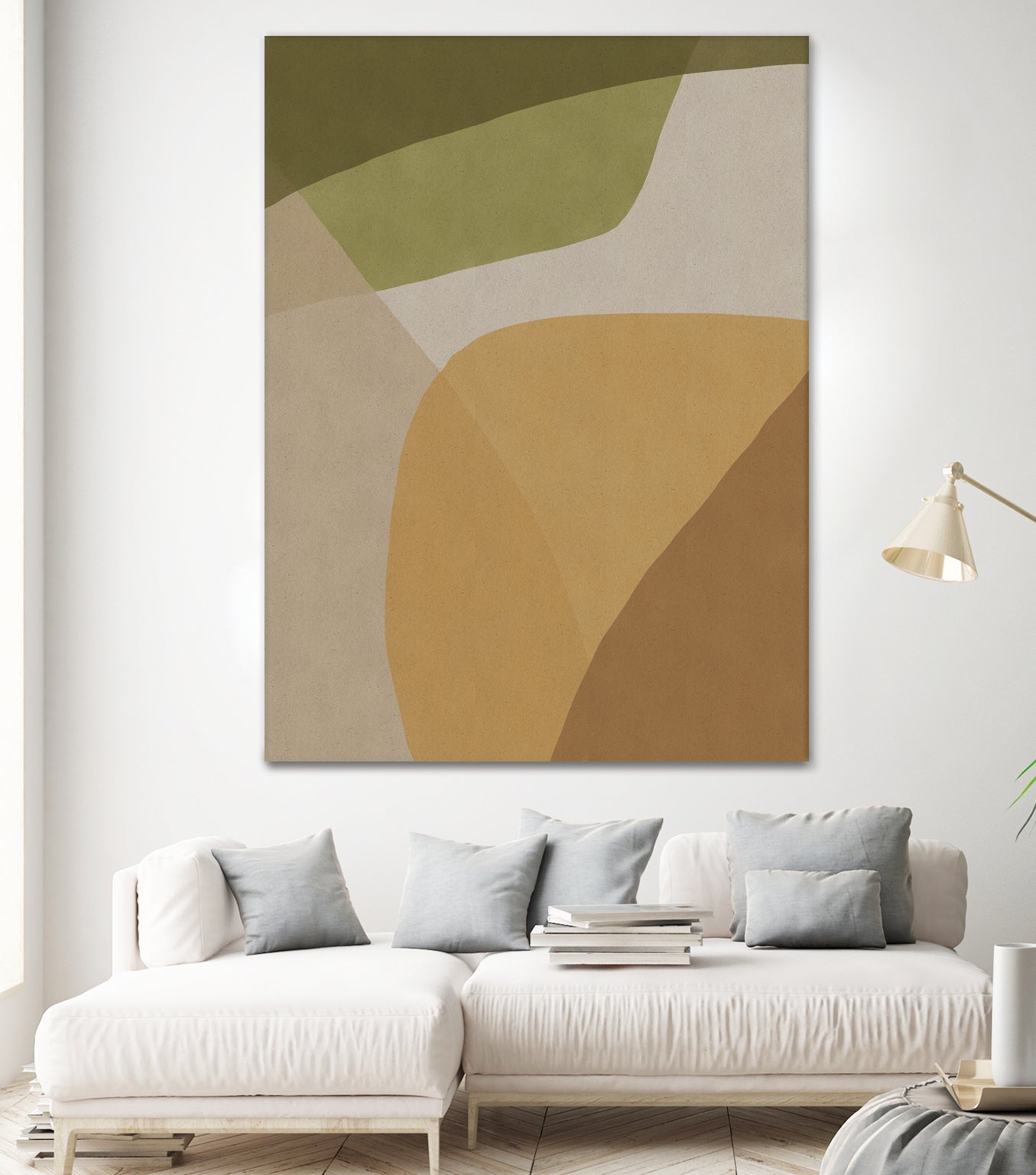 Echoe by Dan Hobday on GIANT ART - abstract beige