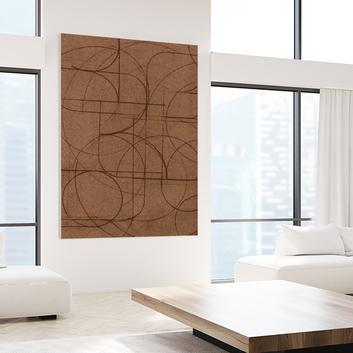 Curved 1 by Dan Hobday on GIANT ART - abstract pattern