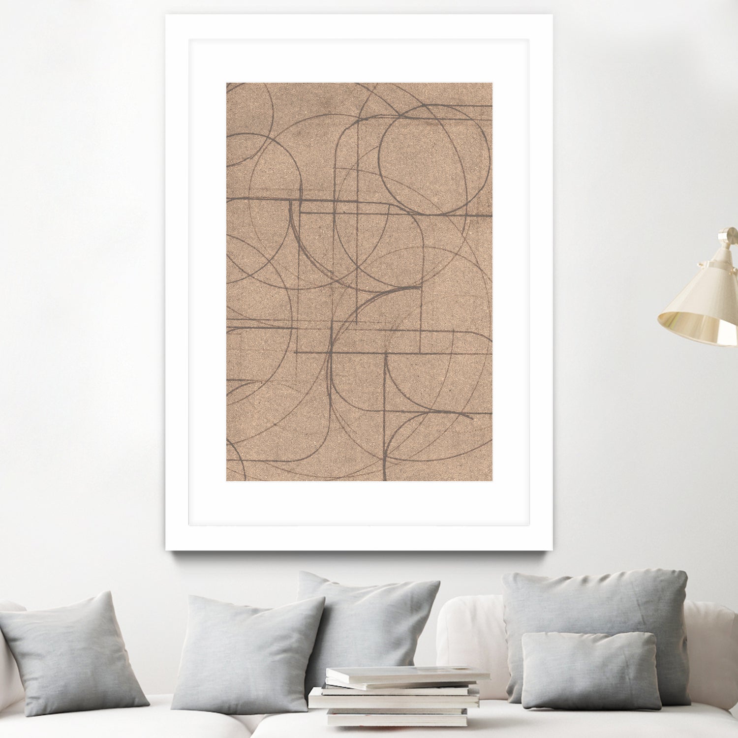 Curved 2 by Dan Hobday on GIANT ART - abstract pattern
