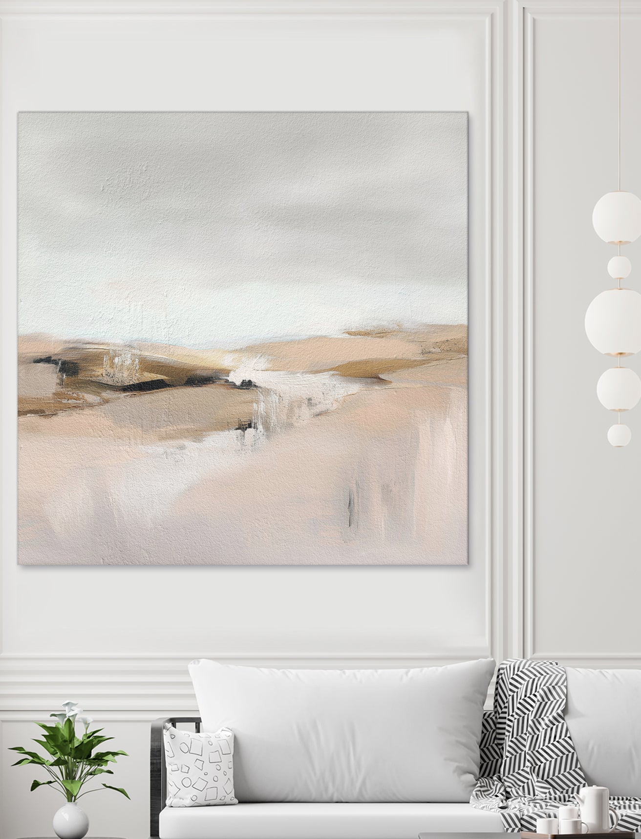 Farm View by Alma on GIANT ART - abstract new 2024