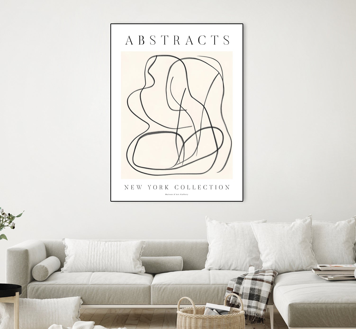Poster New York Collection 3d by The Printable Studio on GIANT ART - line art sketch