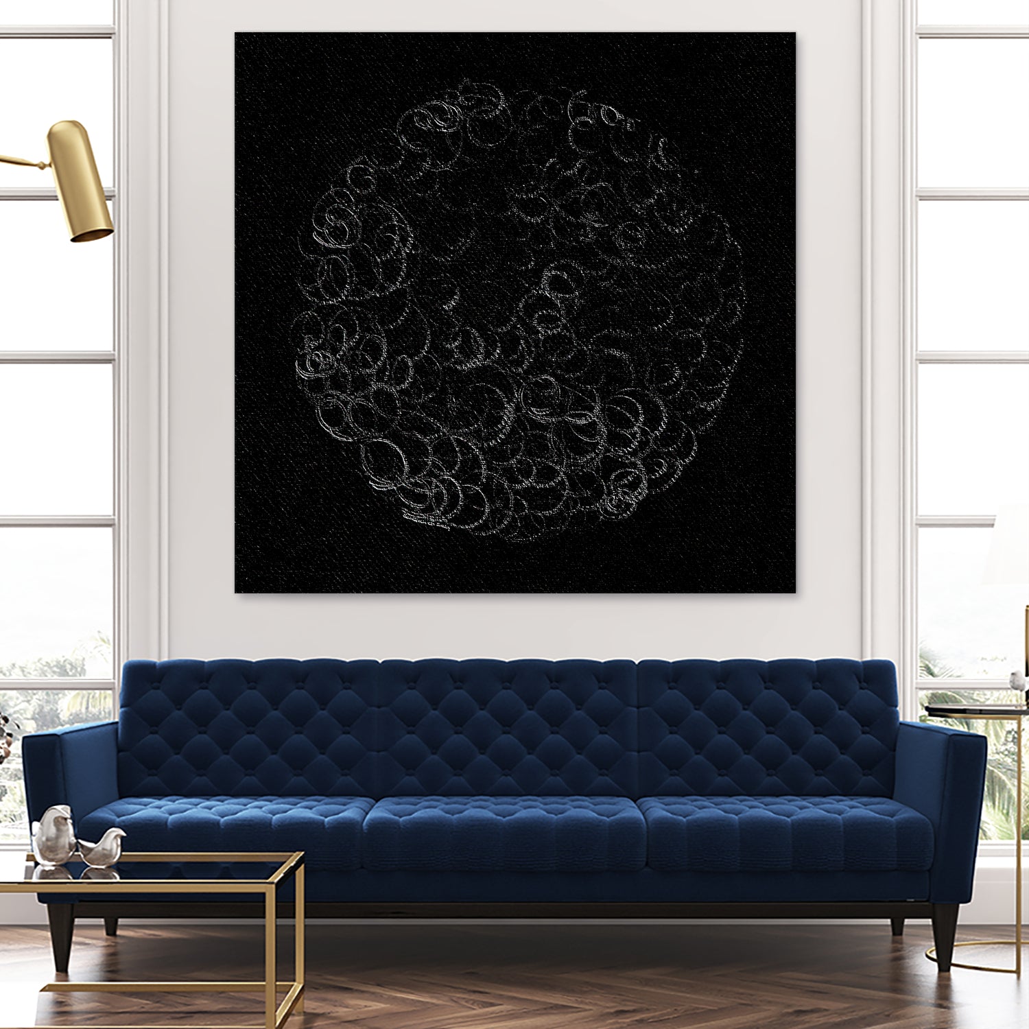 Round Shape 35 by Santhosh ch on GIANT ART - line art drawing