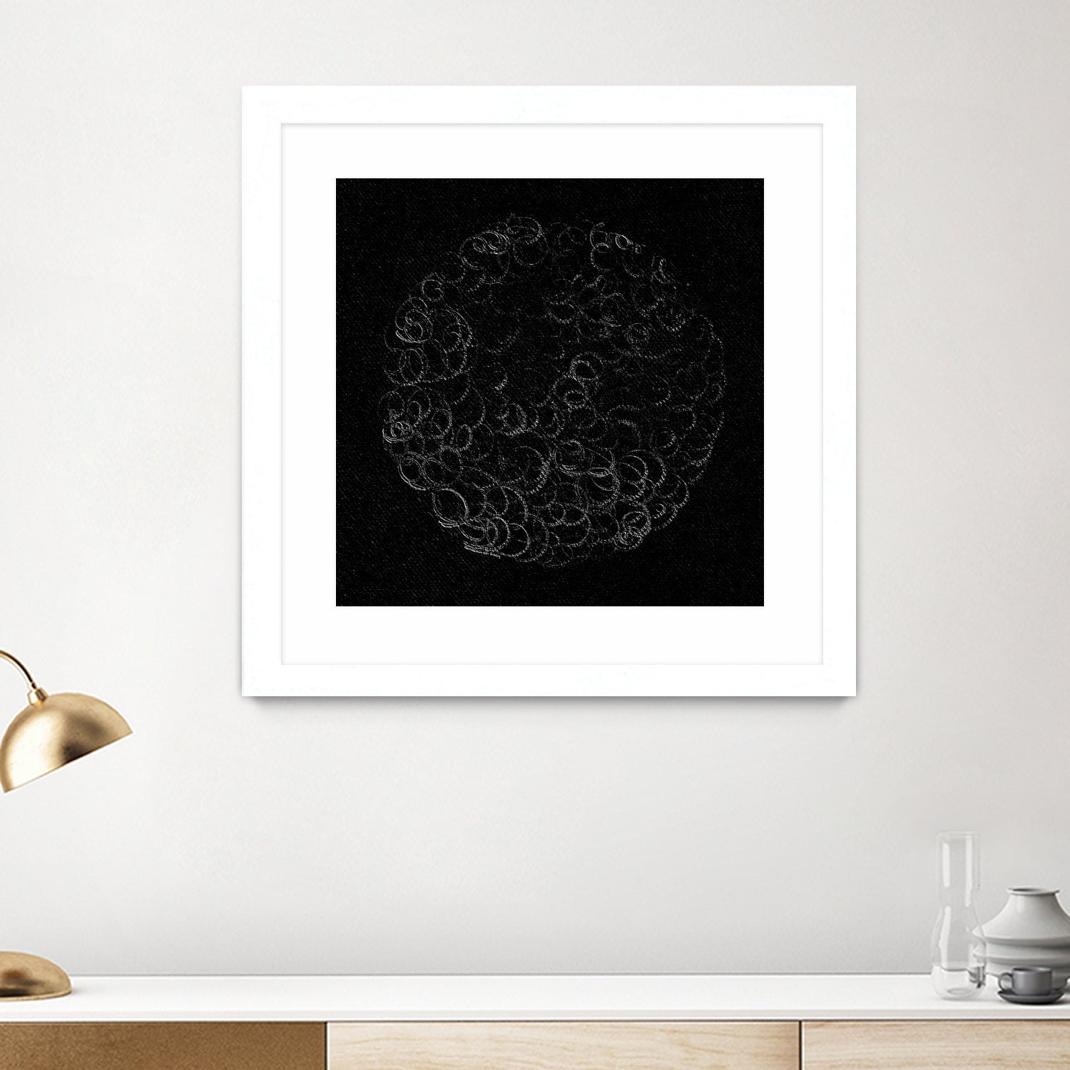 Round Shape 35 by Santhosh ch on GIANT ART - line art drawing