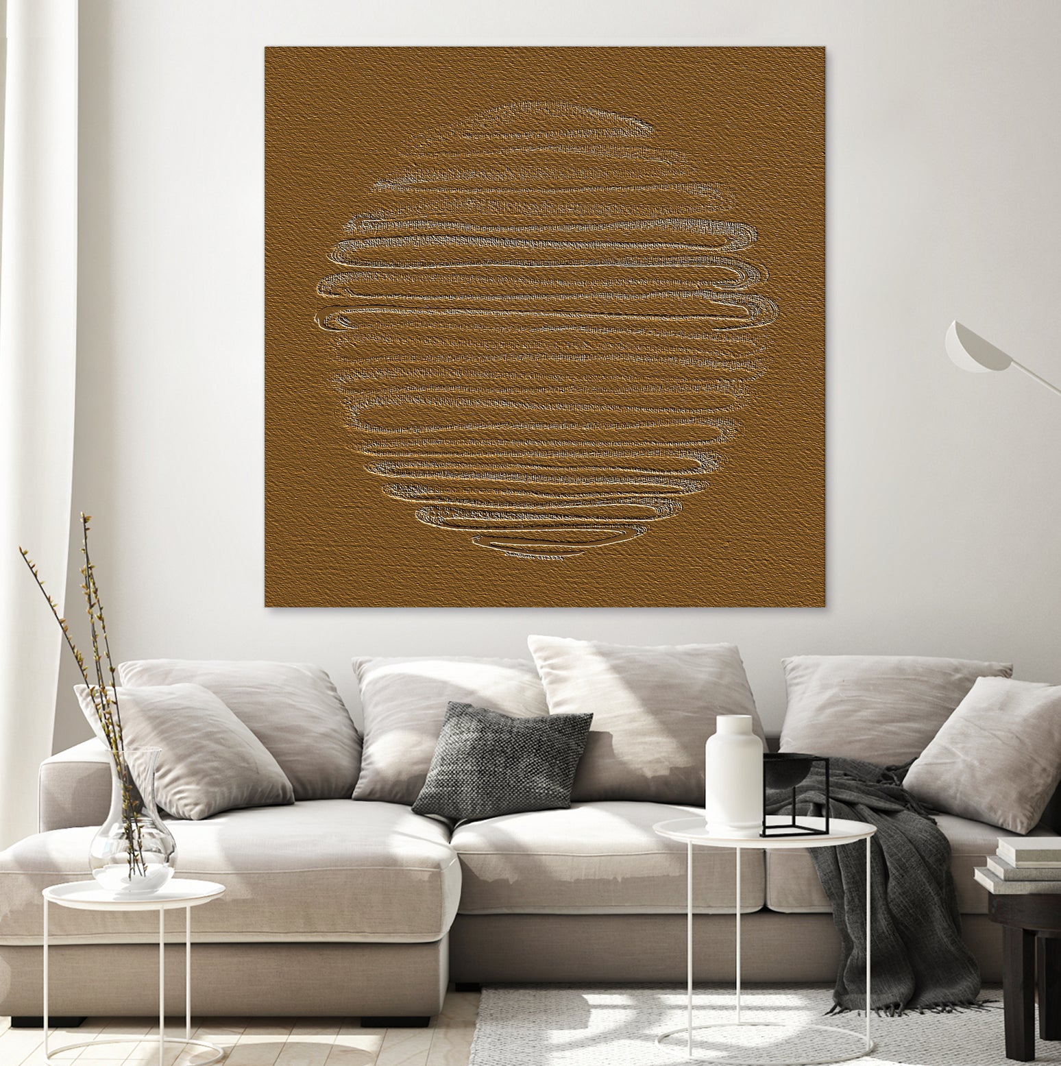 Round Shape 37 by Santhosh ch on GIANT ART - text abstract text