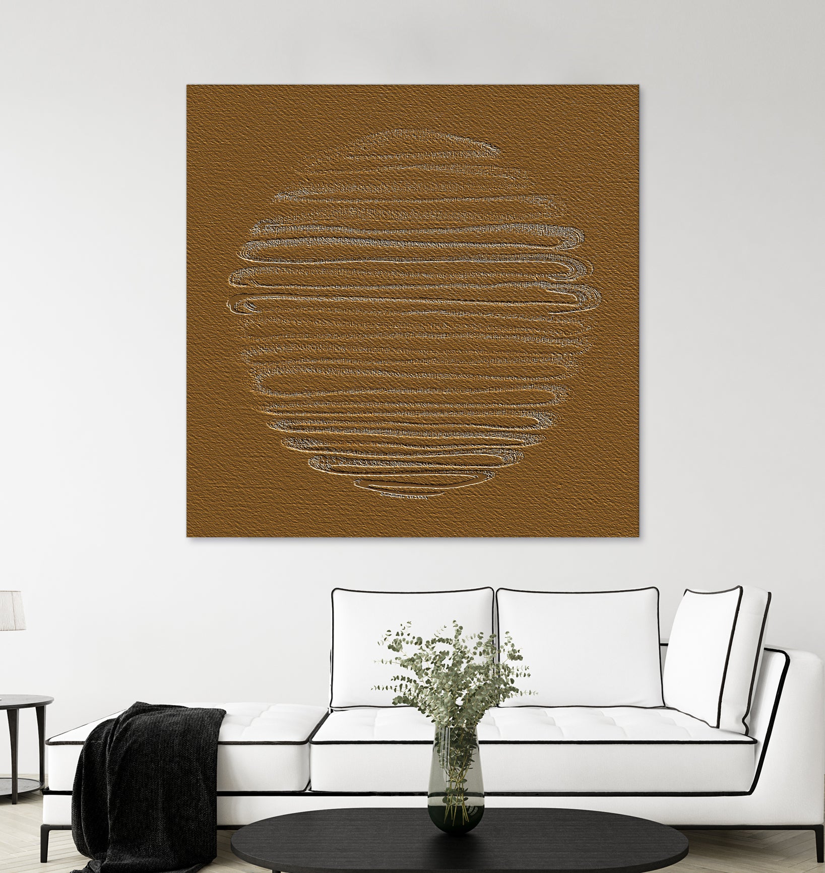 Round Shape 37 by Santhosh ch on GIANT ART - text abstract text