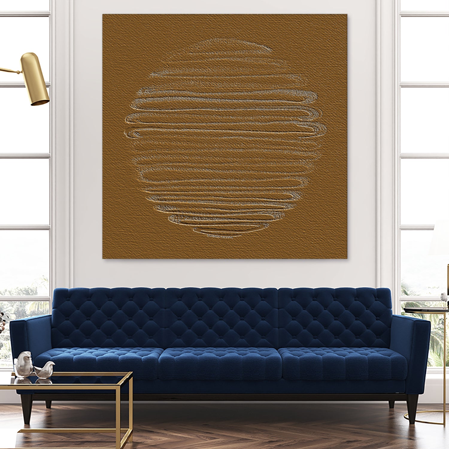 Round Shape 37 by Santhosh ch on GIANT ART - text abstract text