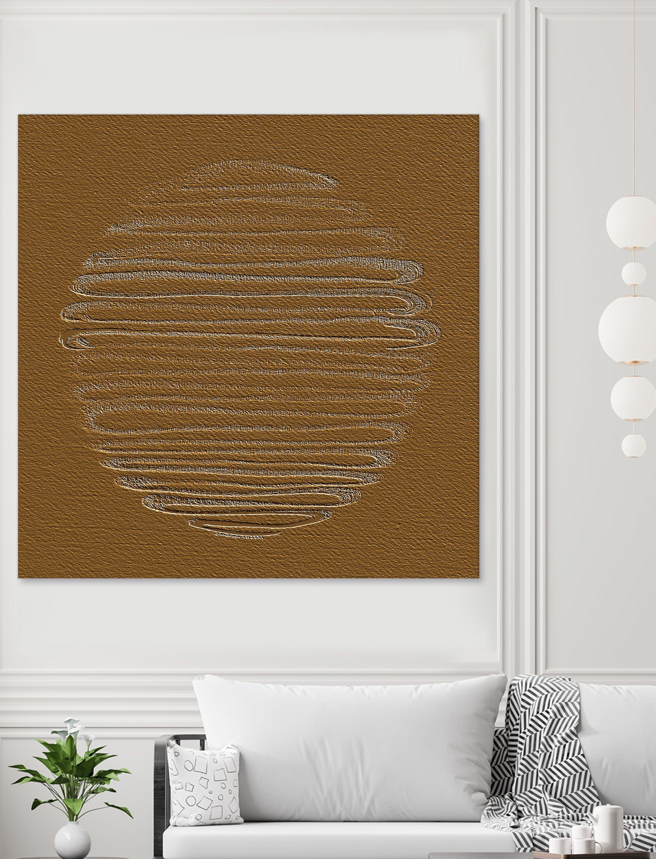 Round Shape 37 by Santhosh ch on GIANT ART - text abstract text