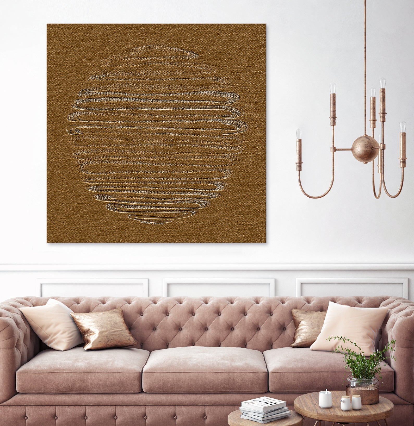Round Shape 37 by Santhosh ch on GIANT ART - text abstract text