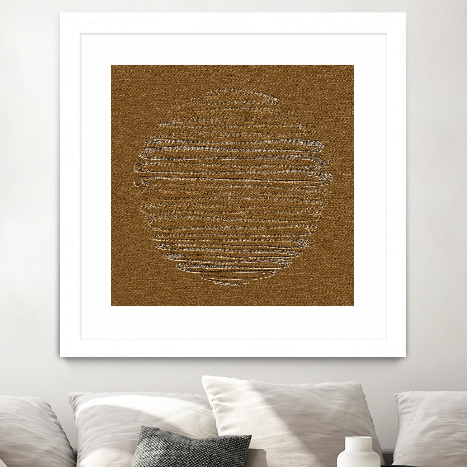 Round Shape 37 by Santhosh ch on GIANT ART - text abstract text