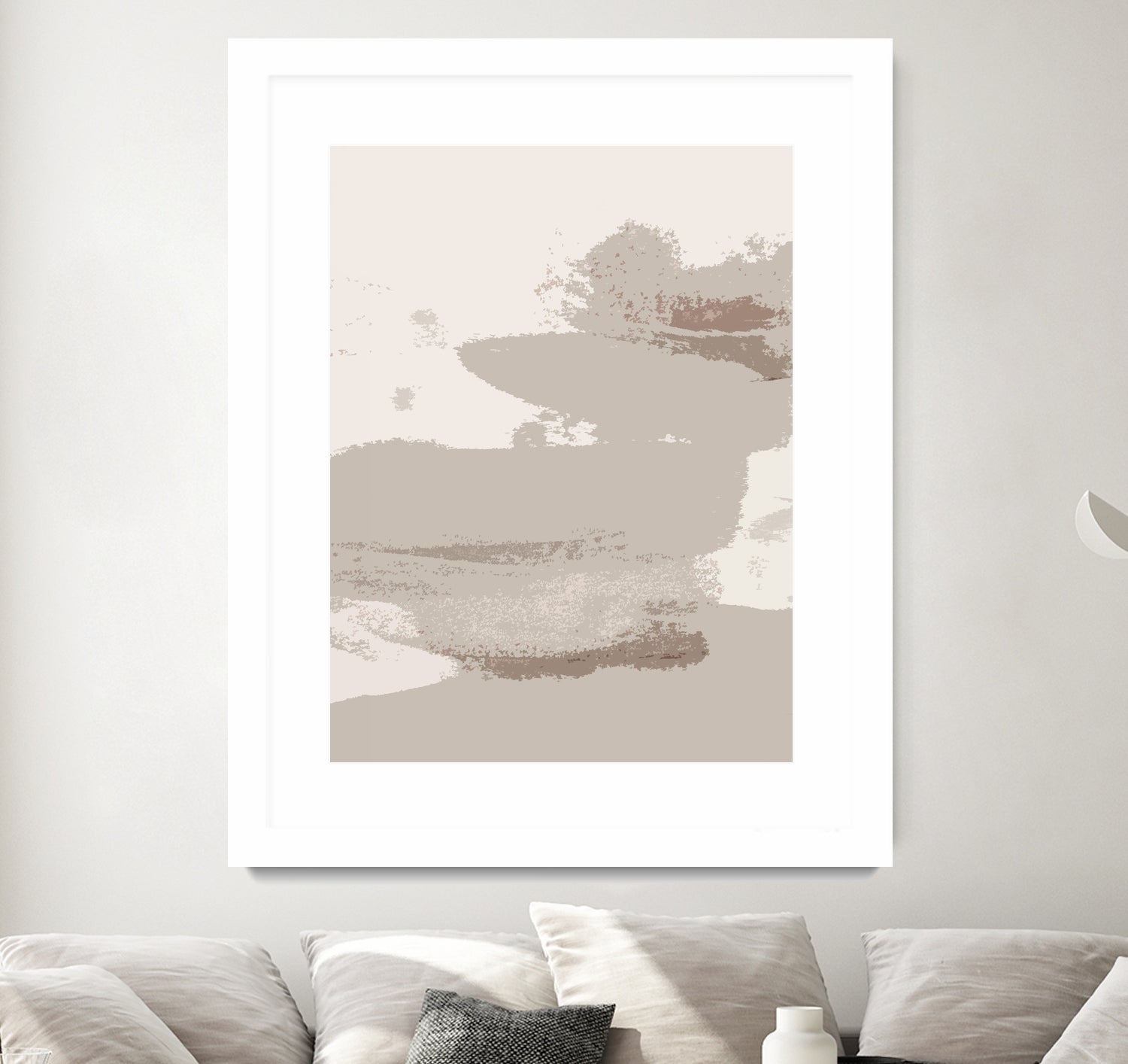 Pastel Brush Strokes by Iris Lehnhardt on GIANT ART - abstract modern farmhouse