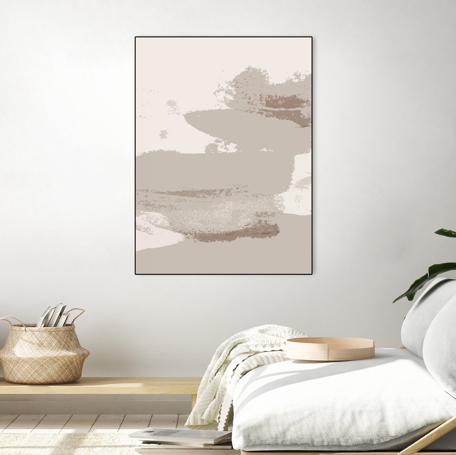 Pastel Brush Strokes by Iris Lehnhardt on GIANT ART - abstract modern farmhouse