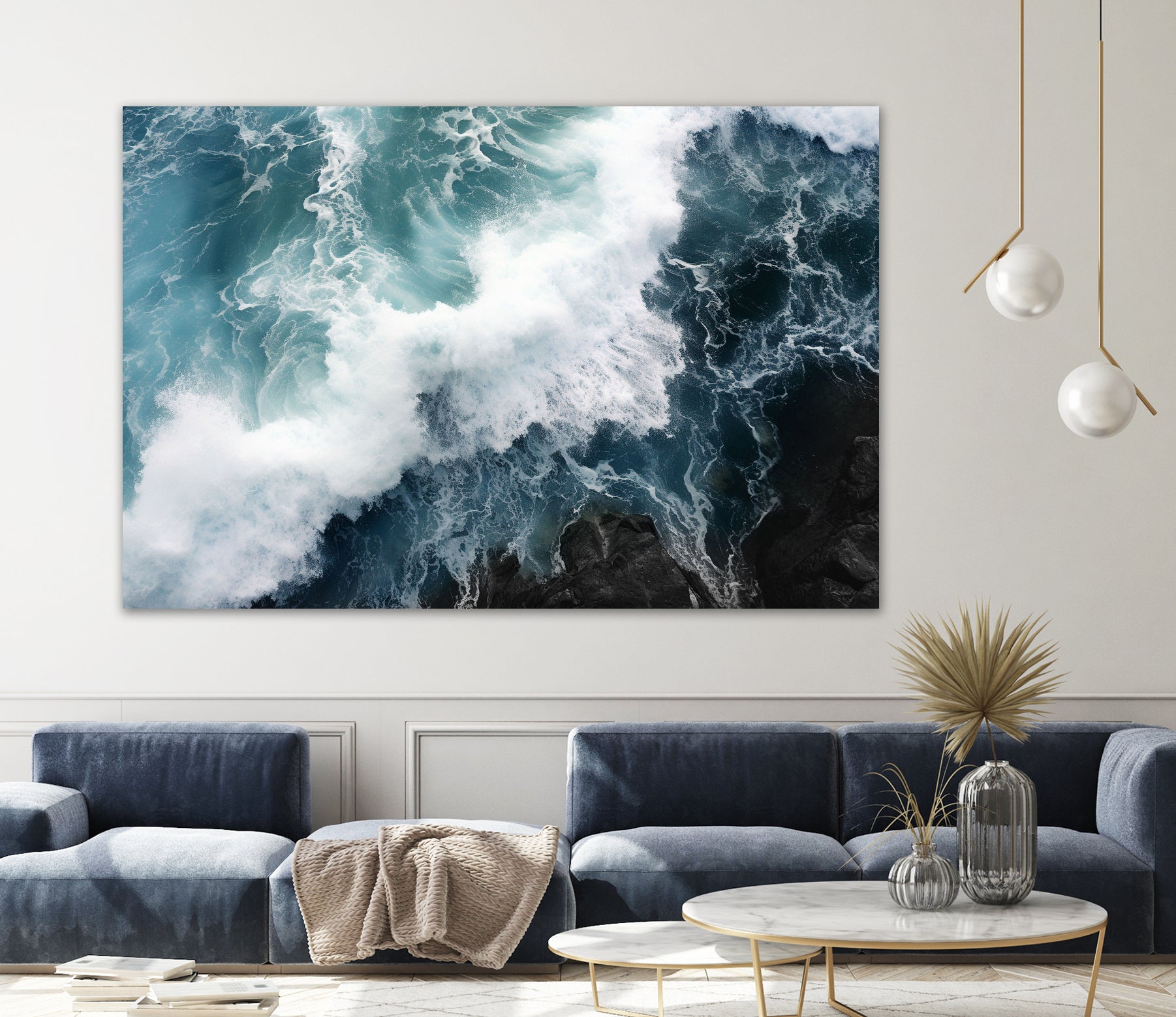 Rage In Blues..!! by Hosam.Karara on GIANT ART - blue landscape blended