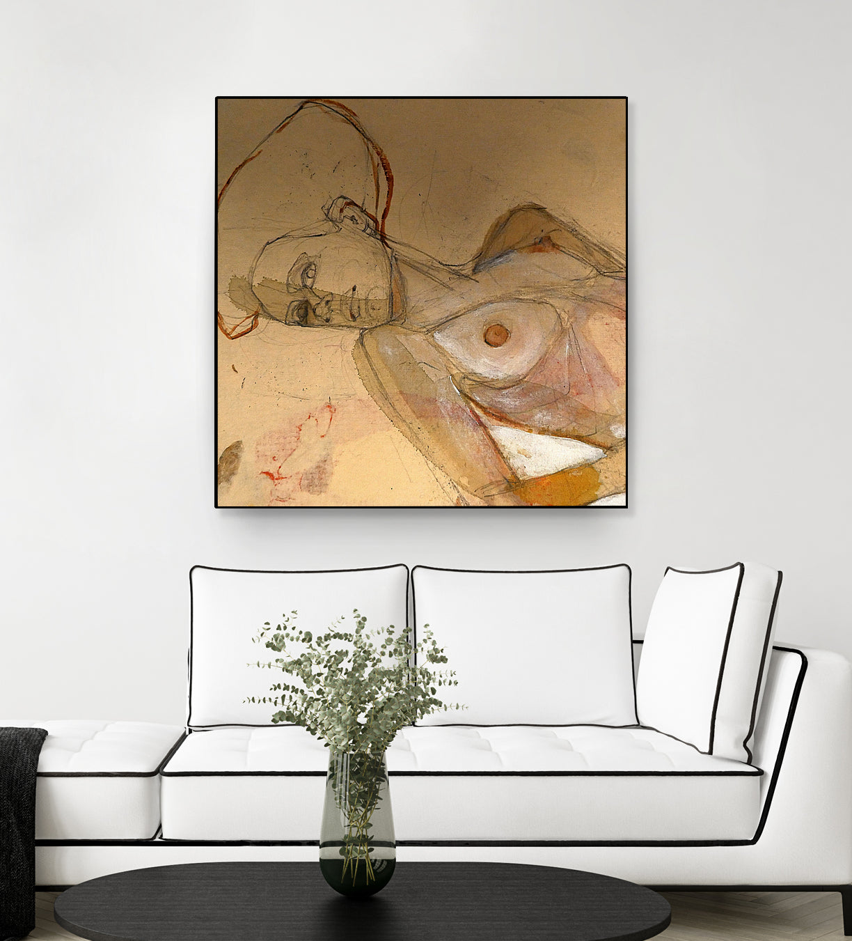 Egon Schiele Tribute by Doris Schmitz on GIANT ART - 3393 illustration