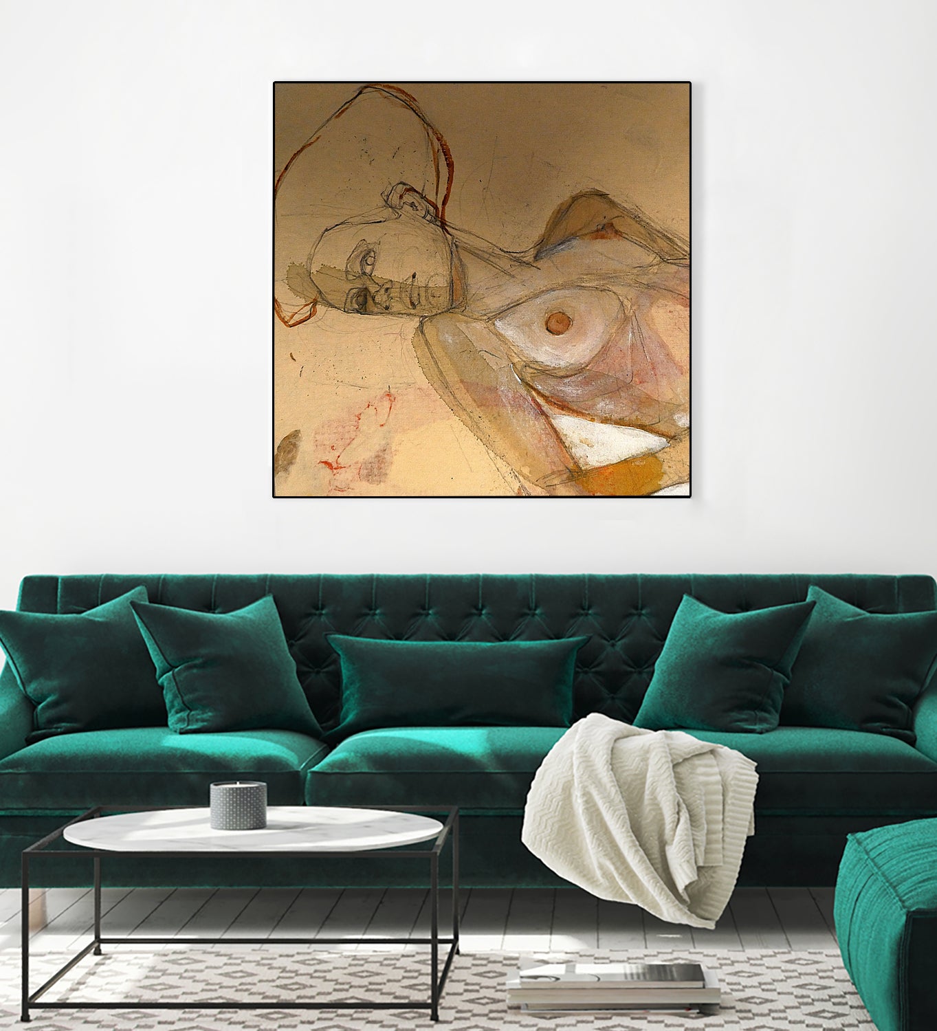 Egon Schiele Tribute by Doris Schmitz on GIANT ART - 3393 illustration
