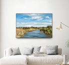 River of Reeds, Botswana by Jenna Alheit on GIANT ART - green landscape 