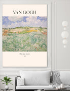 Plain Near Auvers by Vincent Van Gogh on GIANT ART - landscape text