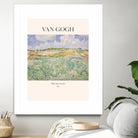 Plain Near Auvers by Vincent Van Gogh on GIANT ART - landscape text