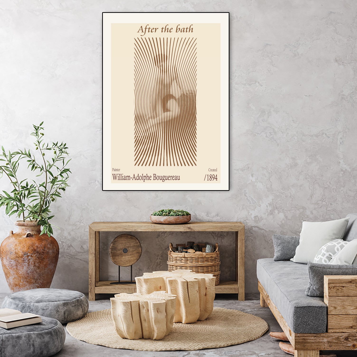 After the Bath a¬Ä¬ì William Adolphe Bouguereau (1875) by Doa Project on GIANT ART - 3000 illustration