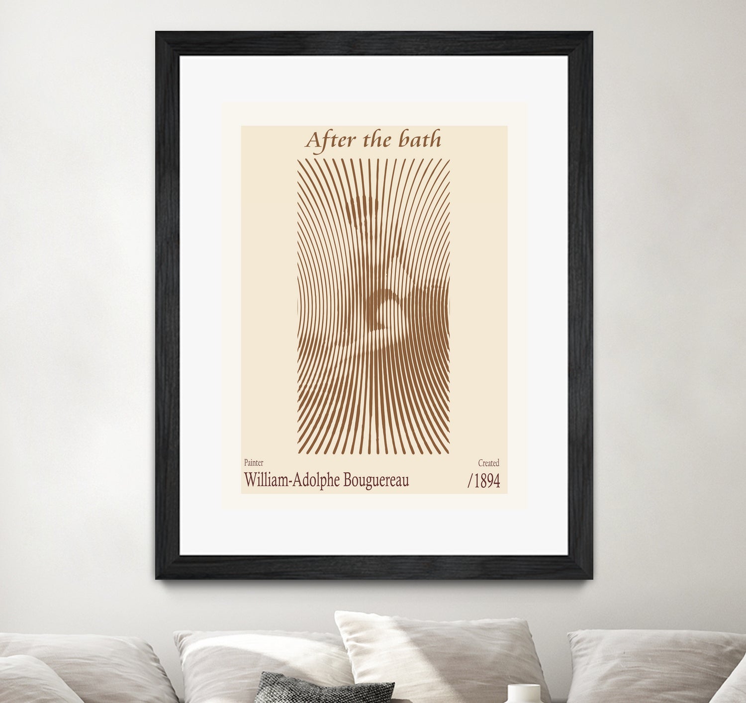 After the Bath a¬Ä¬ì William Adolphe Bouguereau (1875) by Doa Project on GIANT ART - 3000 illustration