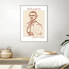 Vintage Poe Portrait by Doa Project on GIANT ART - 3000 illustration
