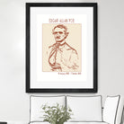 Vintage Poe Portrait by Doa Project on GIANT ART - 3000 illustration