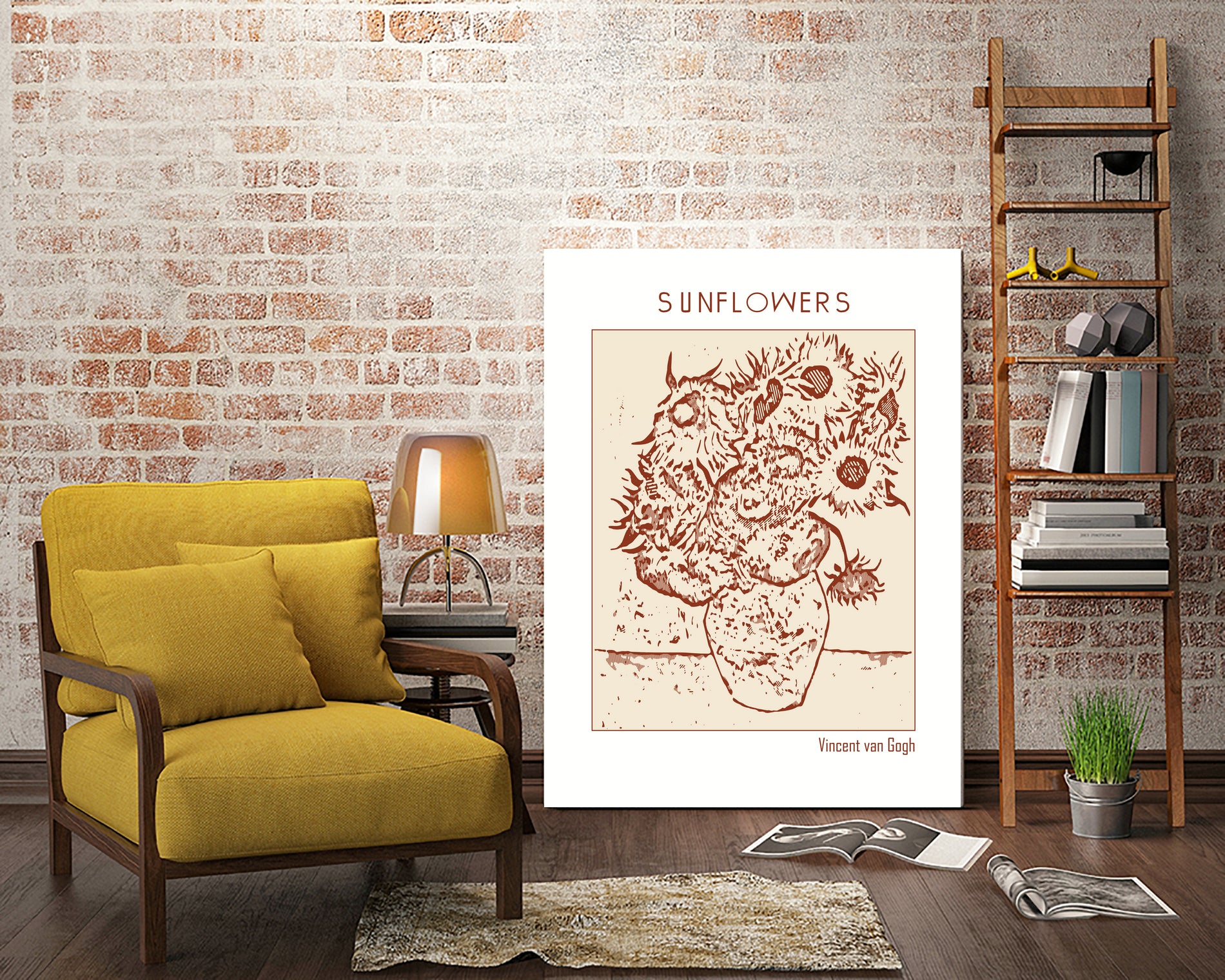 Golden Blooms by Doa Project on GIANT ART - 3000 illustration