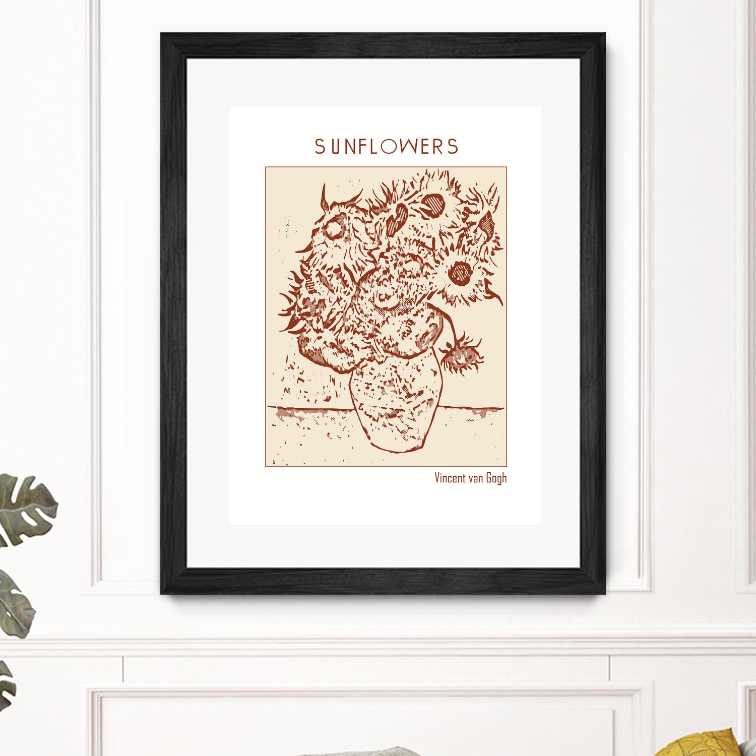 Golden Blooms by Doa Project on GIANT ART - 3000 illustration