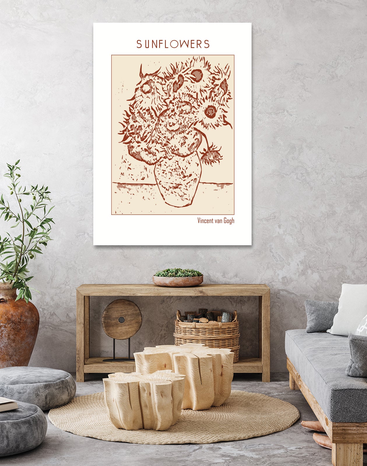 Golden Blooms by Doa Project on GIANT ART - 3000 illustration