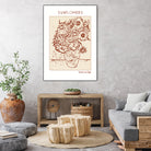 Golden Blooms by Doa Project on GIANT ART - 3000 illustration