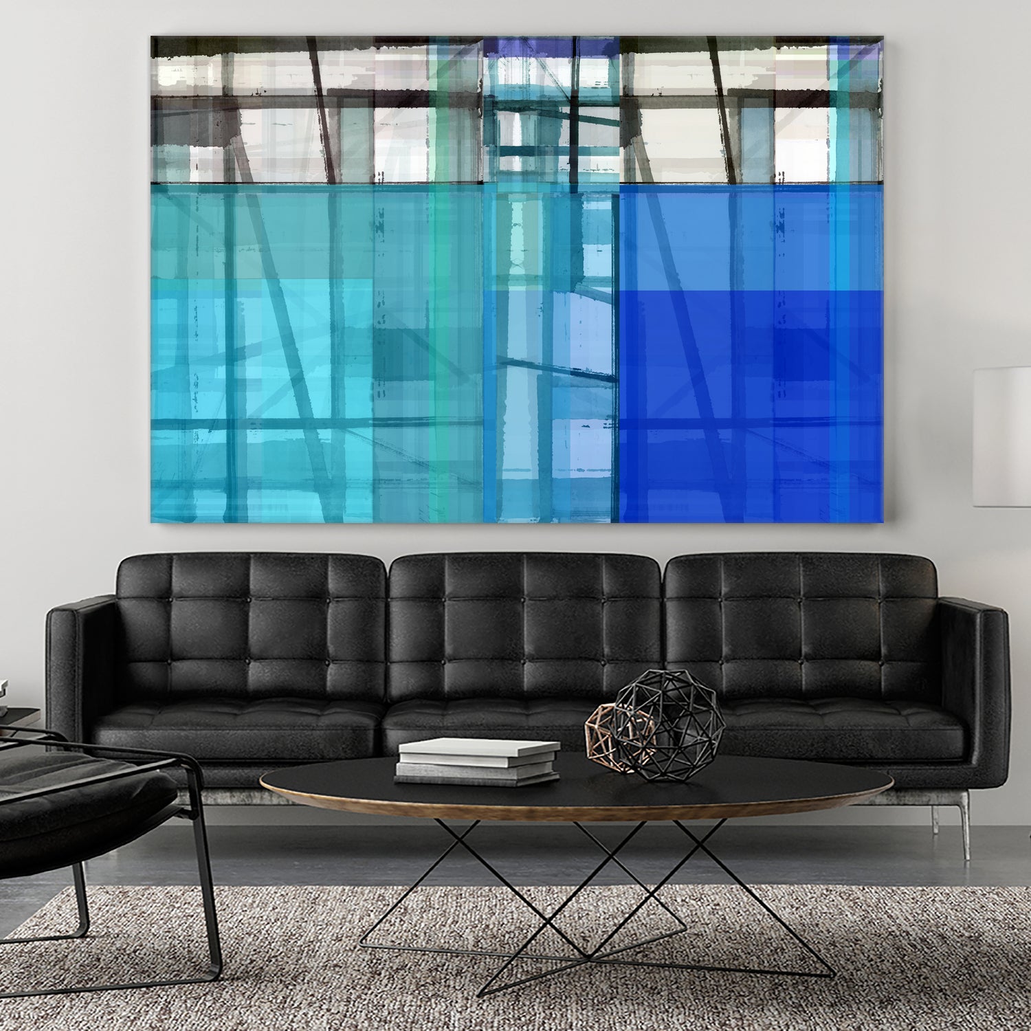 Living By The Ocean 1 by Cartissi on GIANT ART - blue abstract