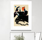 Midnight Reading by Sandra Poliakov  on GIANT ART - figurative drawing,illustration,sketch,human face,painting,art,clipart,cartoon,woman,black dress,reading,book worm,reader,colourful ,pastell,relaxed,calm,mindful,slow living,moon,night,feminine,girl power,home decor ,maximalist,graphic,painted,paint,painterly,person,people,still,serene,peace,peaceful,tranquil,tranquilitiy,stillness,harmony,sky