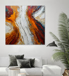 Fiery Orange And Red Hues by Alpenglow Workshop on GIANT ART - abstract abstract art