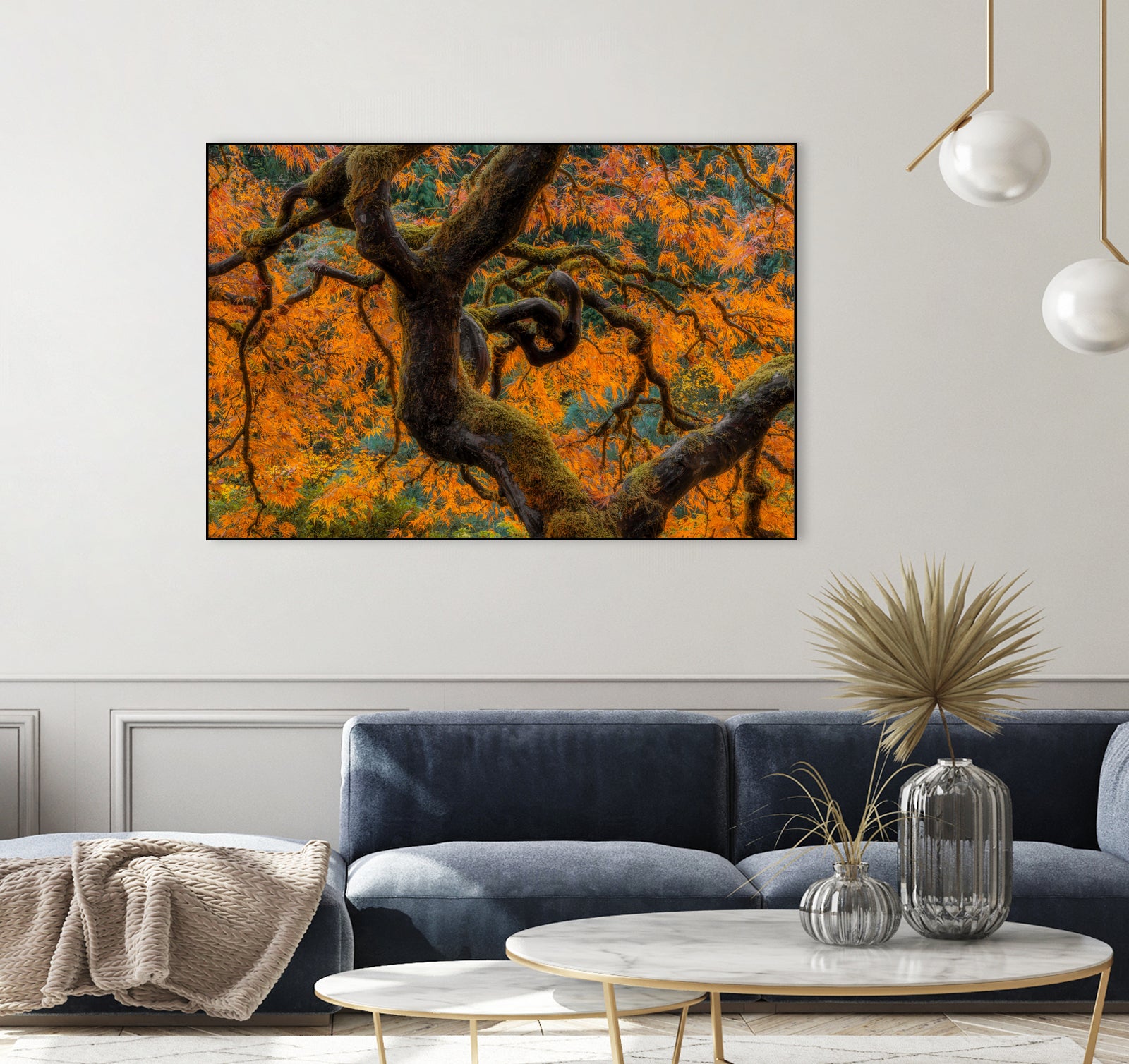 Golden Ratio by Junhao Wang on GIANT ART - orange botanical orange