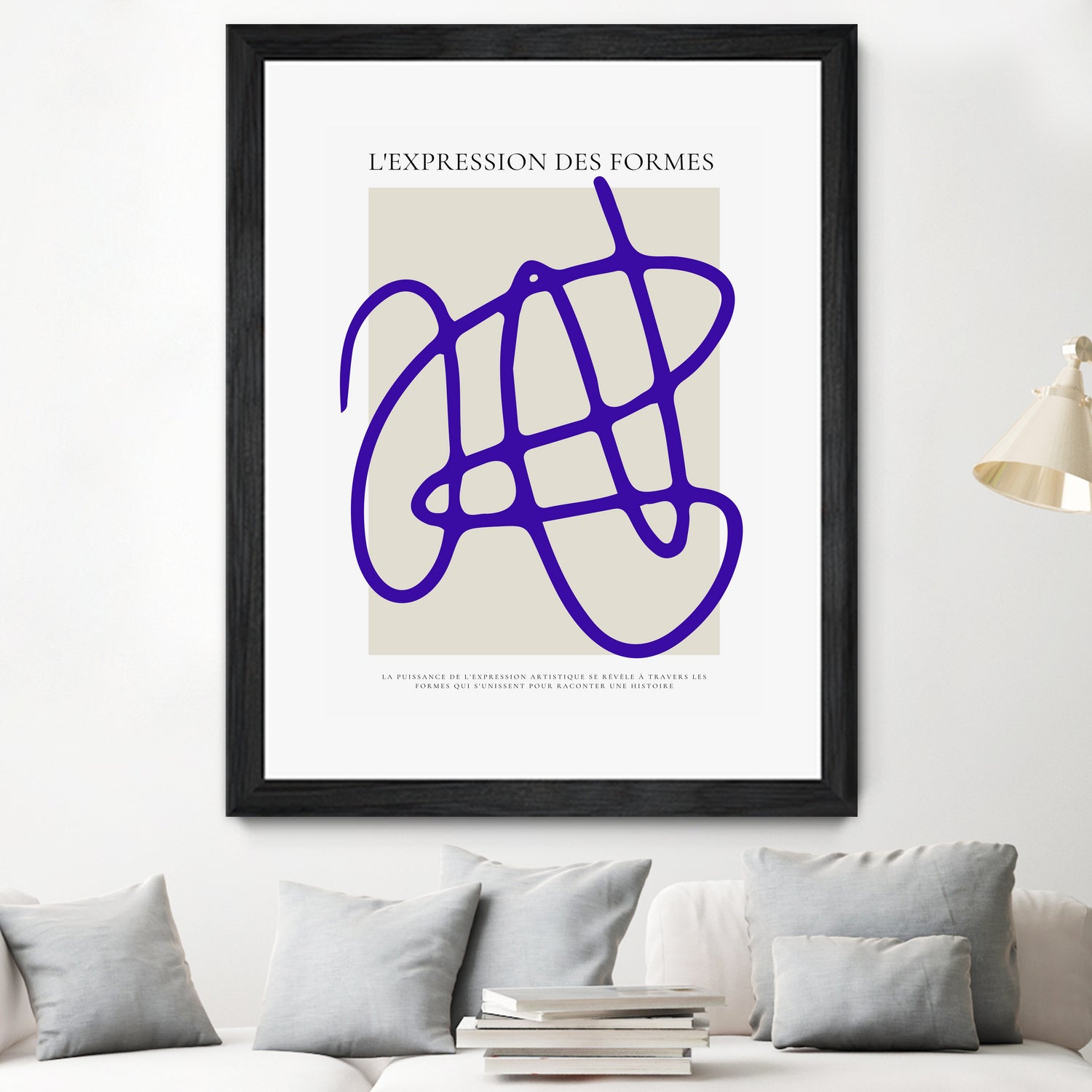 SIGNATURE ABSTRAITE by RS LAB STUDIO on GIANT ART - line art bicycle