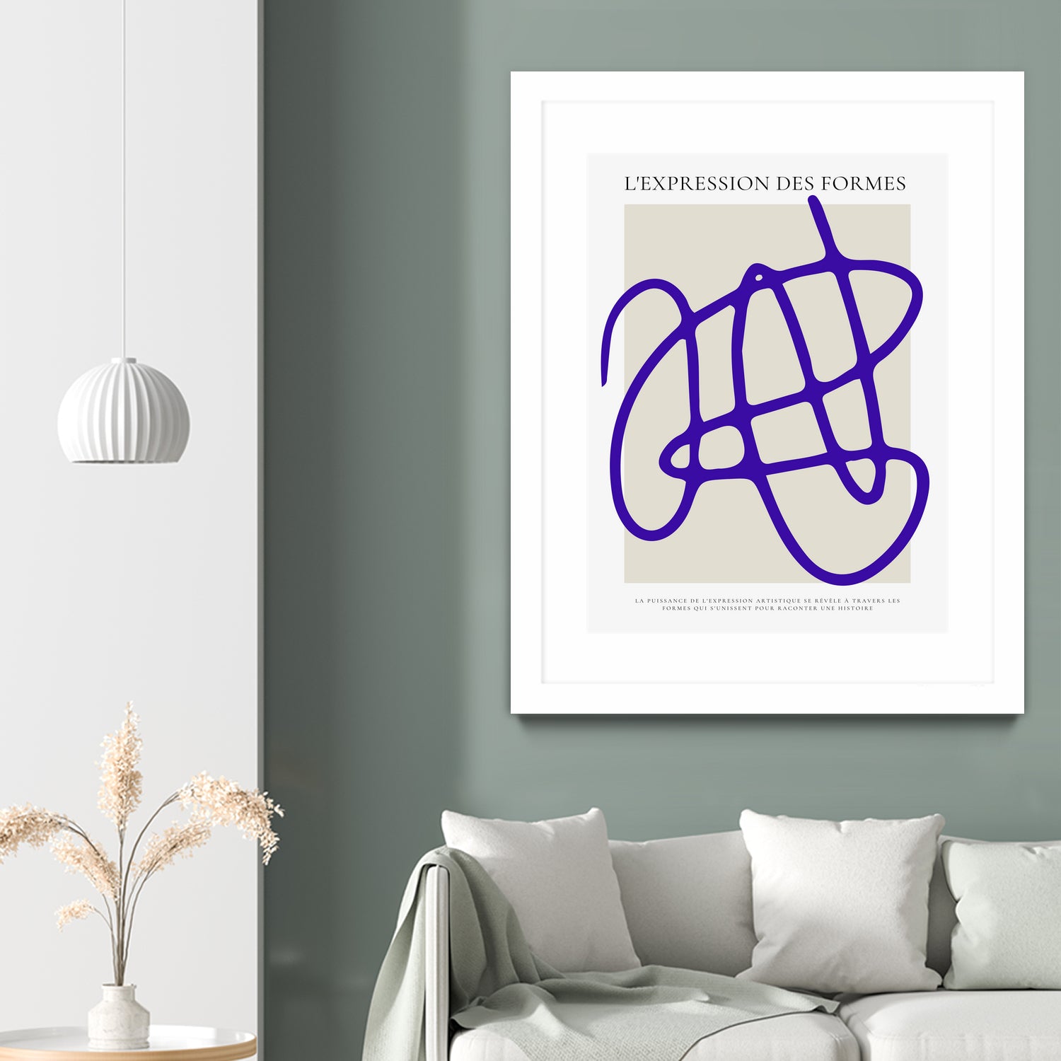 SIGNATURE ABSTRAITE by RS LAB STUDIO on GIANT ART - line art bicycle