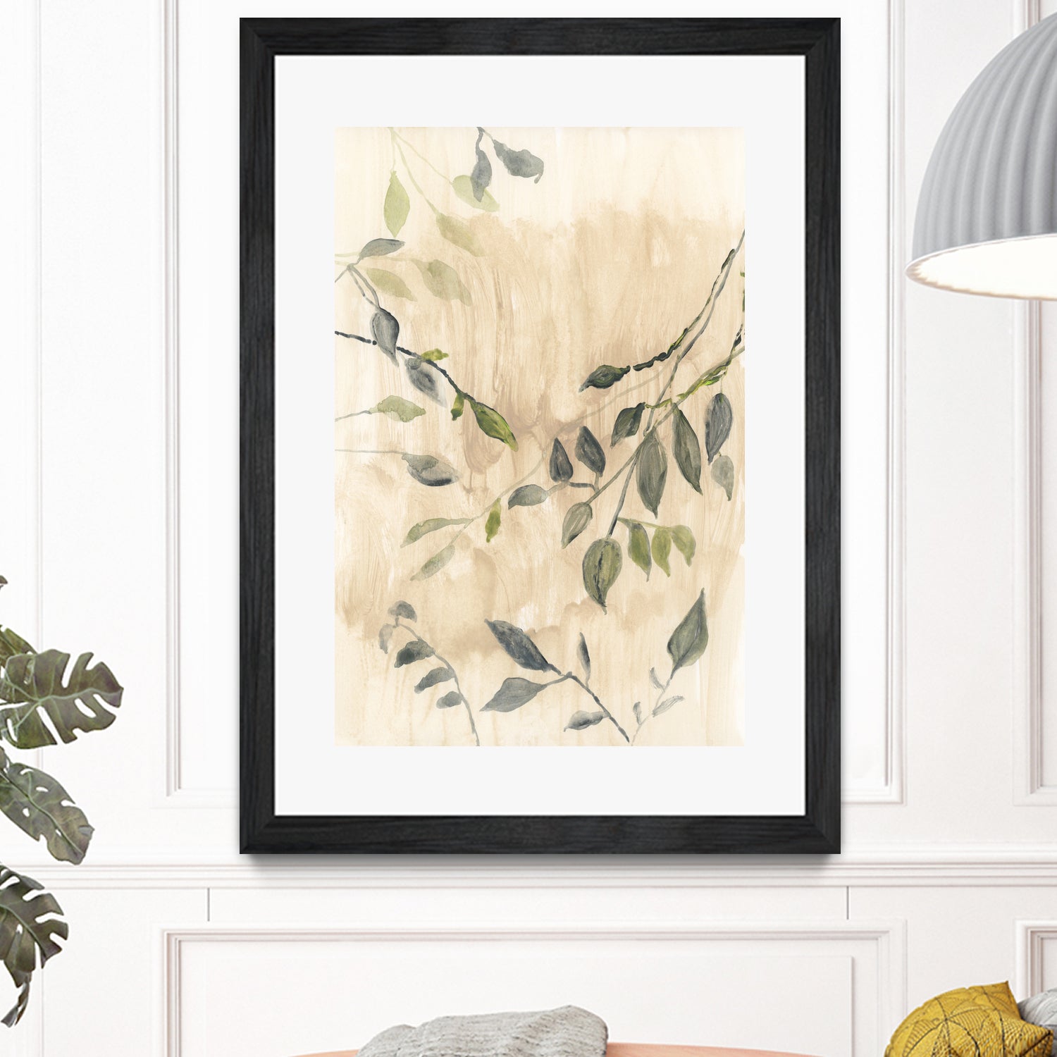 Colour Washed Leaves No1 by cartissi on GIANT ART - leaves flowers and plants leaves