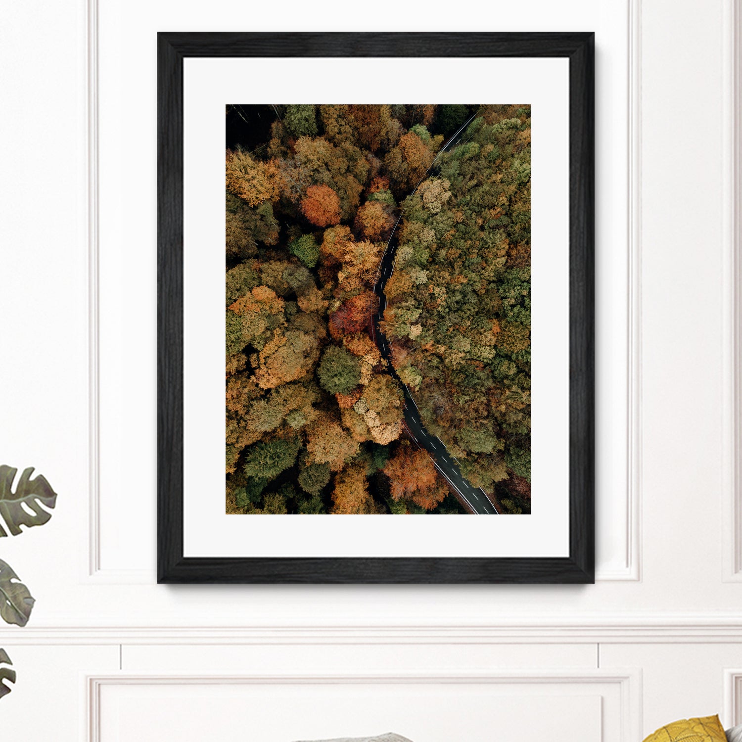 Autumn's Winding Path by Javier Pardina on GIANT ART - forest landscape  forest