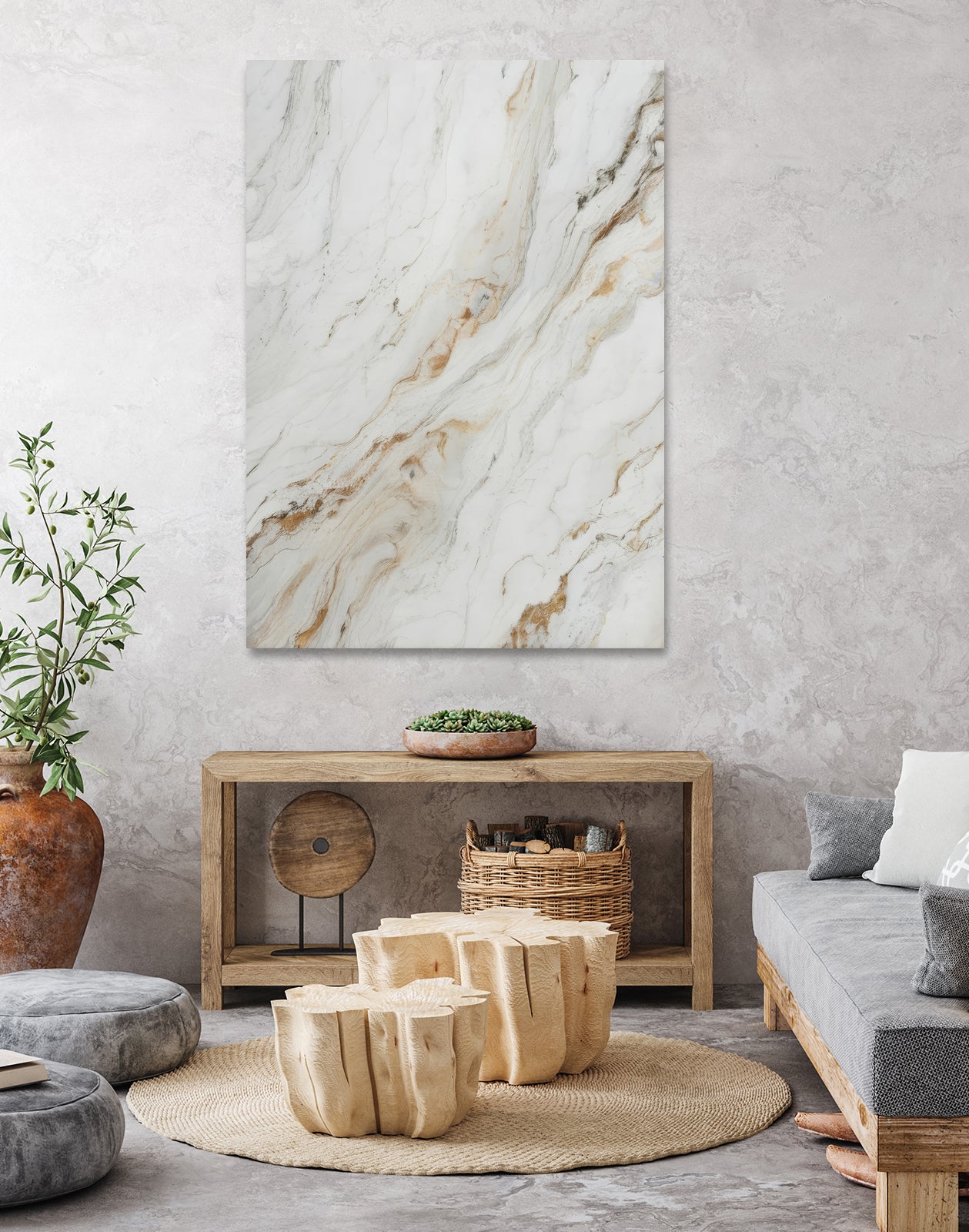 Pearl Cloud Marble by Alpenglow Workshop on GIANT ART - 9000 illustration