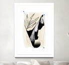 Which Came First by Jilli Darling  on GIANT ART - abstract abstract, bold, white, grey, gray, calm, painting, print,  wallart,  wall art,  energetic, colourful, graphic print, illustration, soft, brush strokes, cute, prints, home decor, beige, black, drawing