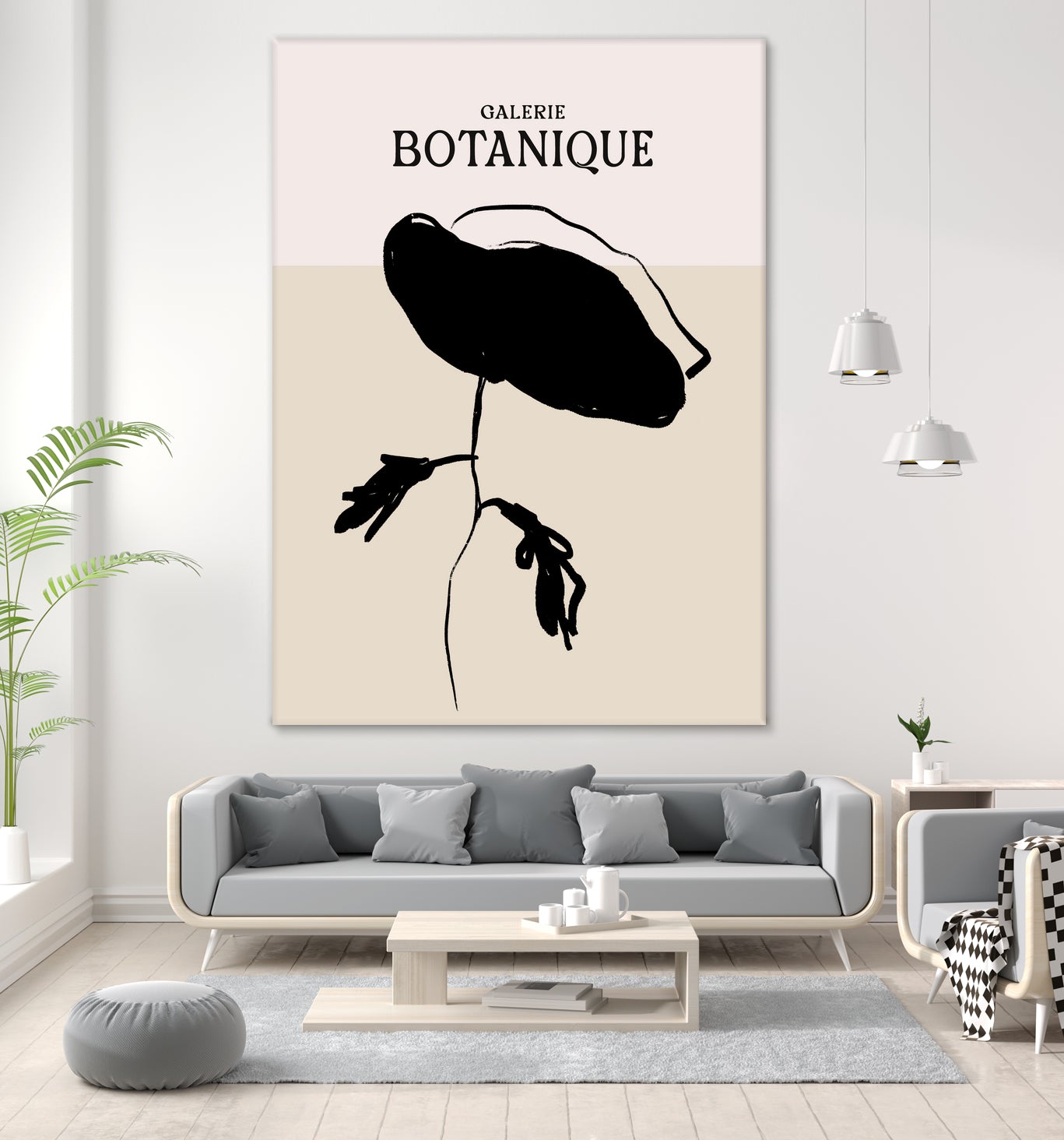 Monochrome Bloom by Treechild on GIANT ART -  botanical art